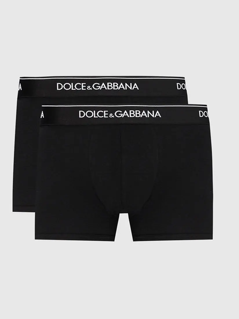 Bokse Dolce & Gabbana Logo Waistband (2 palë)