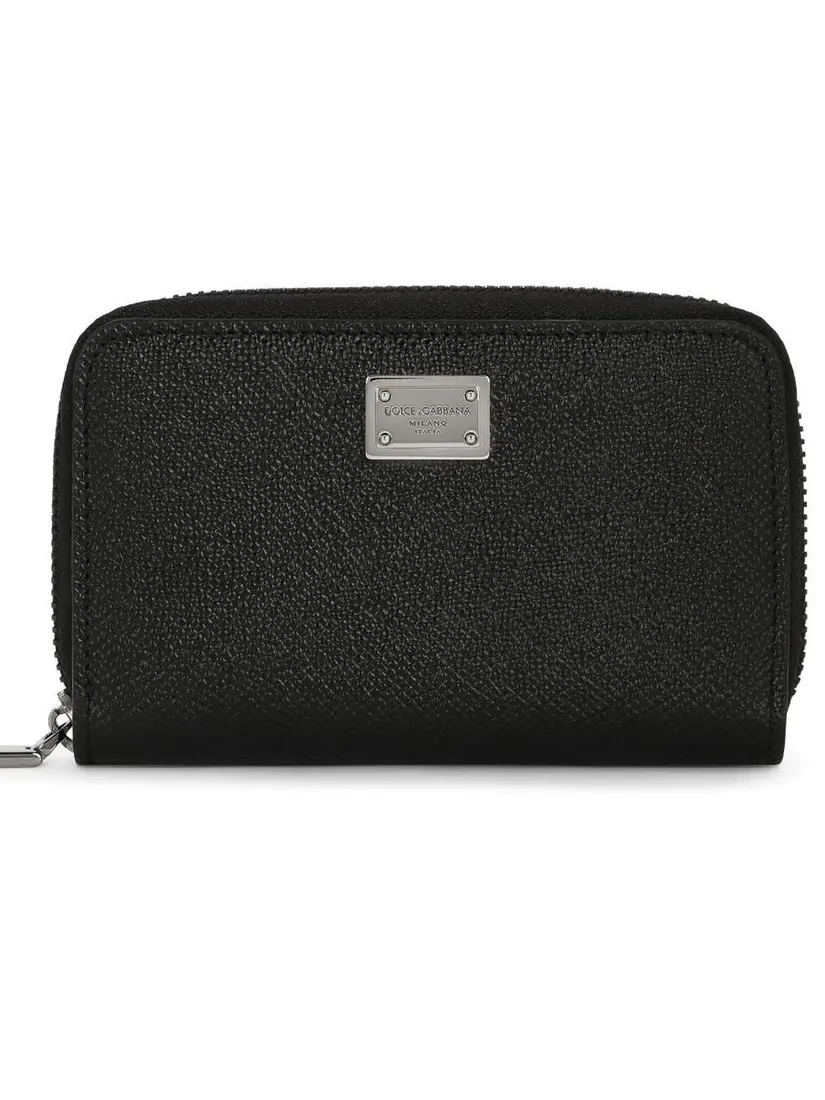Portofol Lëkure Dolce & Gabbana Logo Tag Zip Around