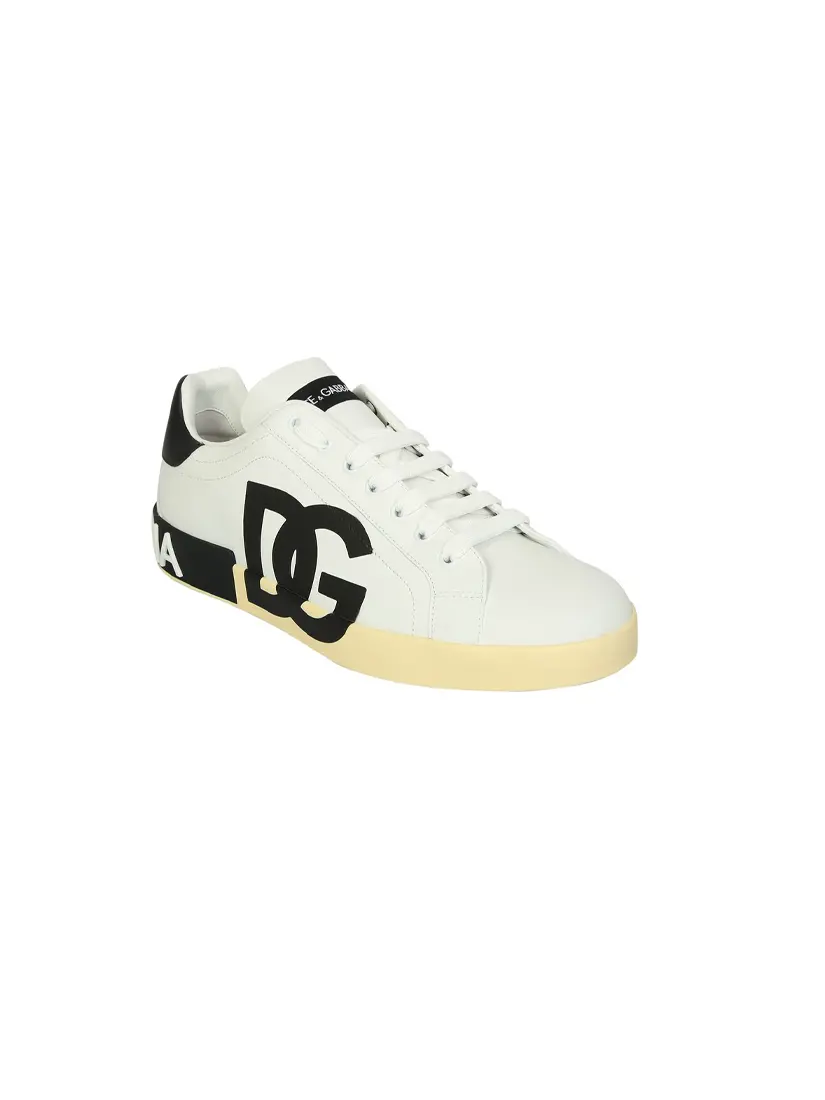 Atlete Lëkure Dolce & Gabbana Embroidered Logo