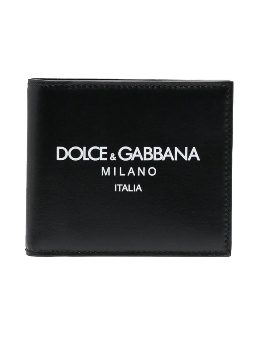Portofol Lëkure Dolce & Gabbana Logo Print