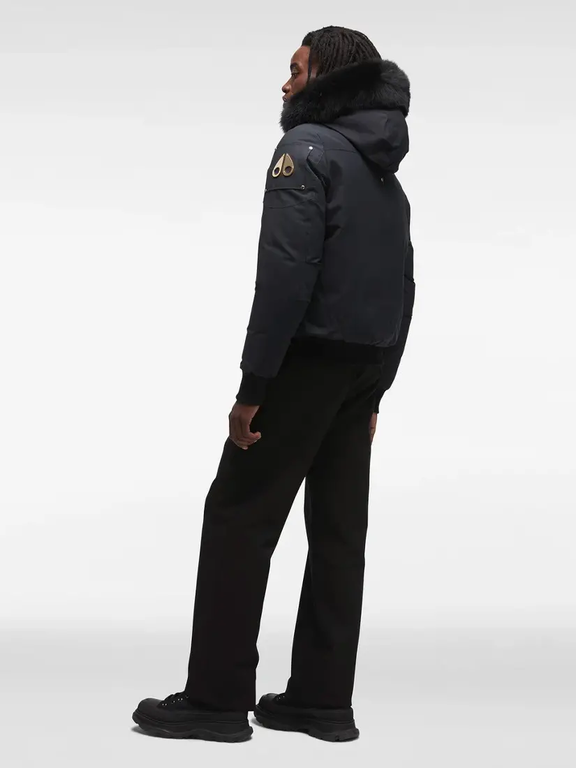 Xhup Moose Knuckles Gold Ballistic Bomber Fur