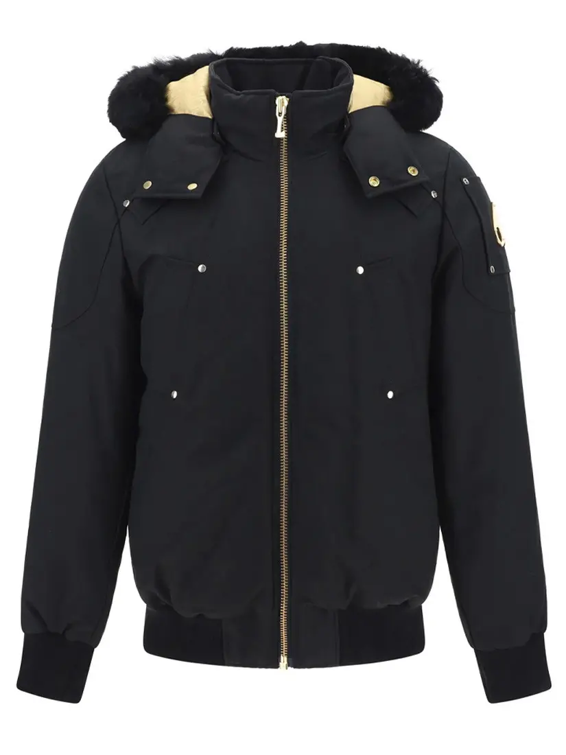 Xhup Moose Knuckles Gold Ballistic Bomber Fur