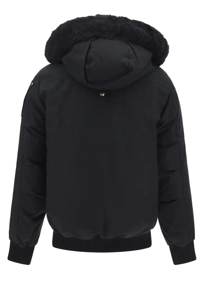 Xhup Moose Knuckles Gold Ballistic Bomber Fur
