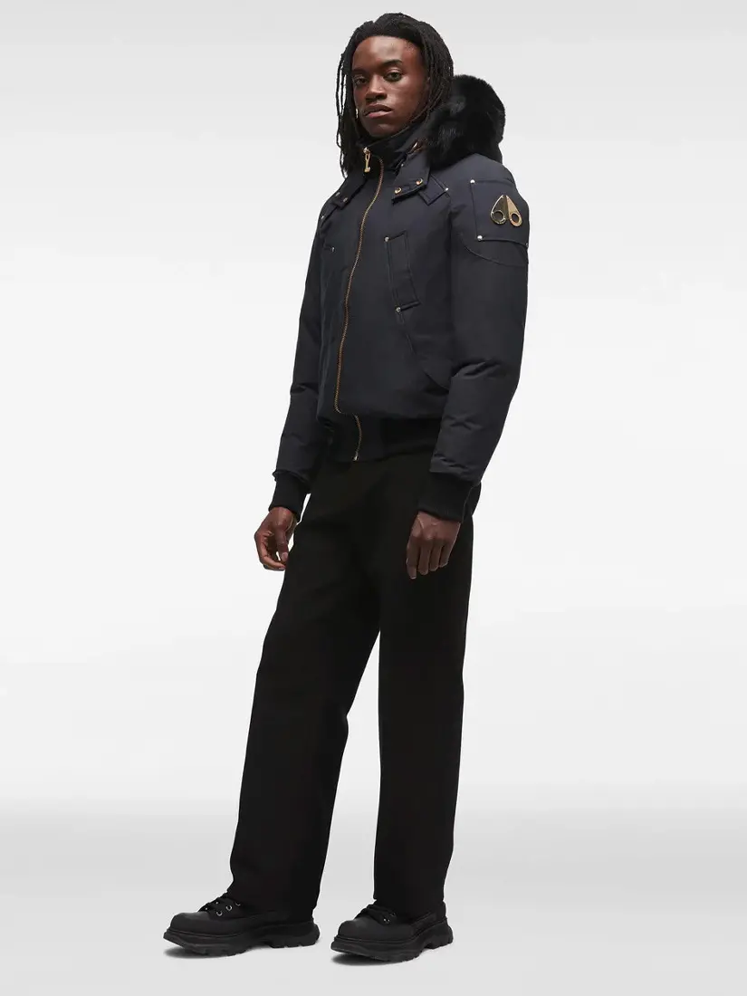 Xhup Moose Knuckles Gold Ballistic Bomber Fur