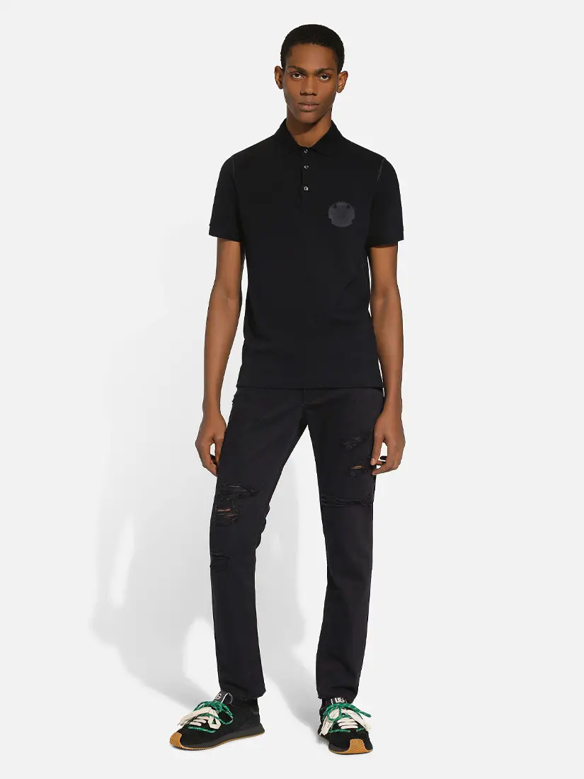Bluzë Polo Dolce & Gabbana DG Logo Embroidery