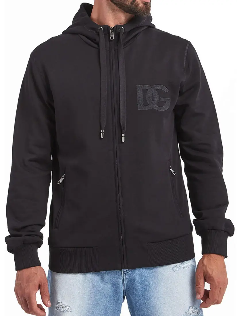 Hoodie Dolce & Gabbana Logo Plaque