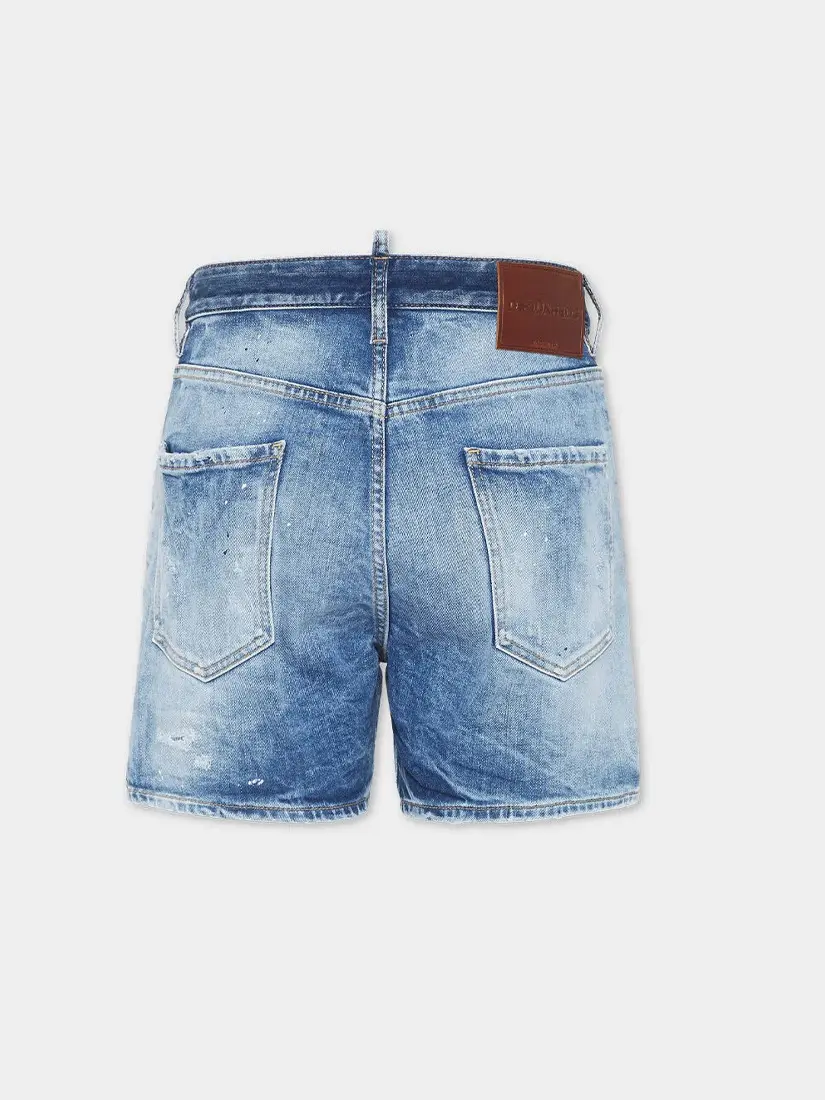 DSquared2 Light Scarface Wash Bro Short Jeans