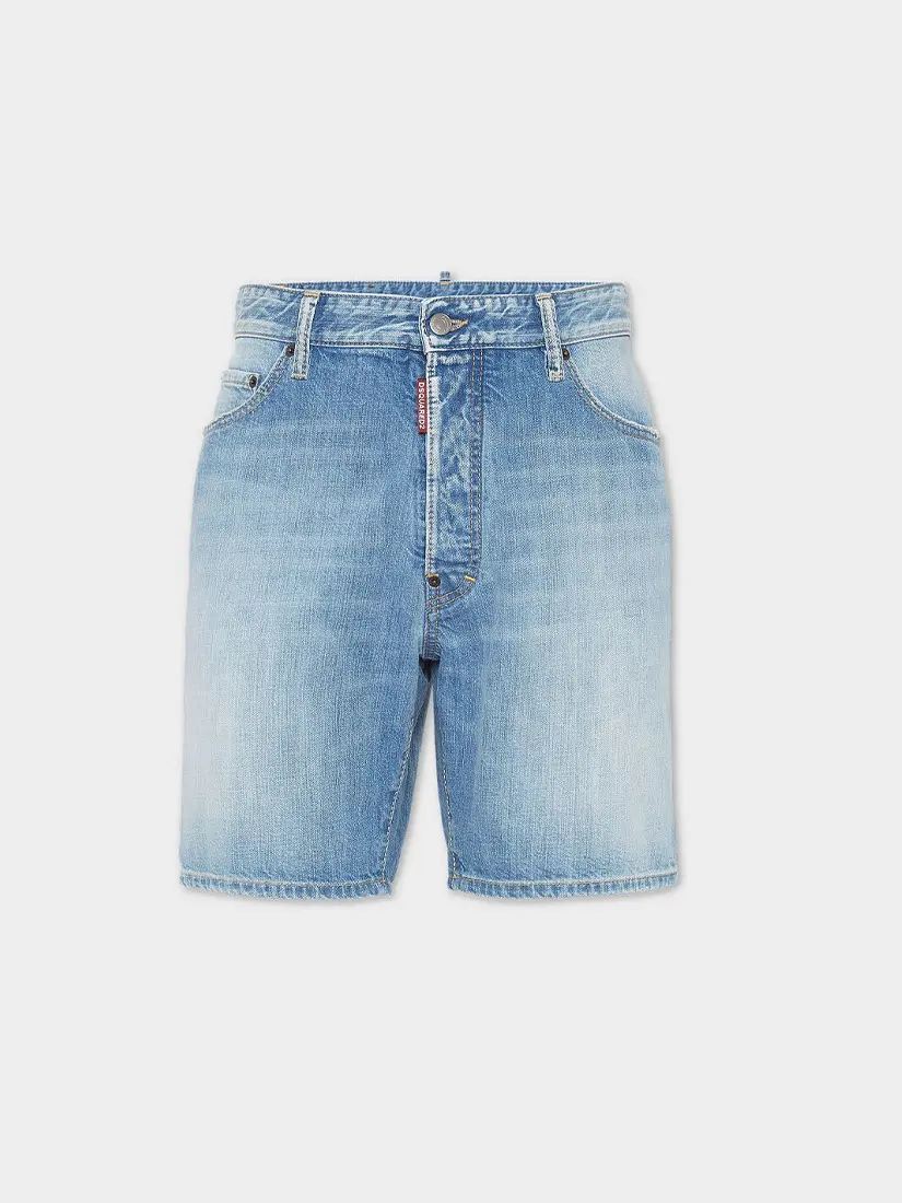 Pantallona të shkutra xhins DSquared2 Light Clean Wash Marine