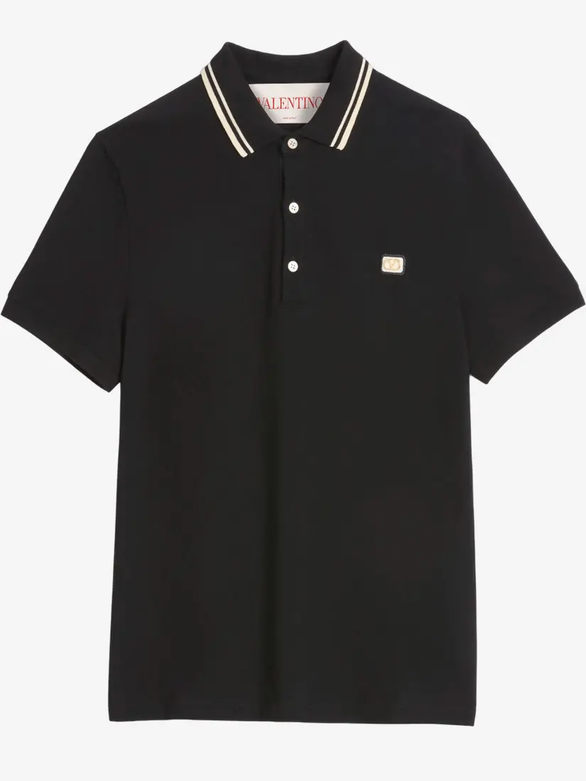 Bluzë Polo Valentino VLogo Patch