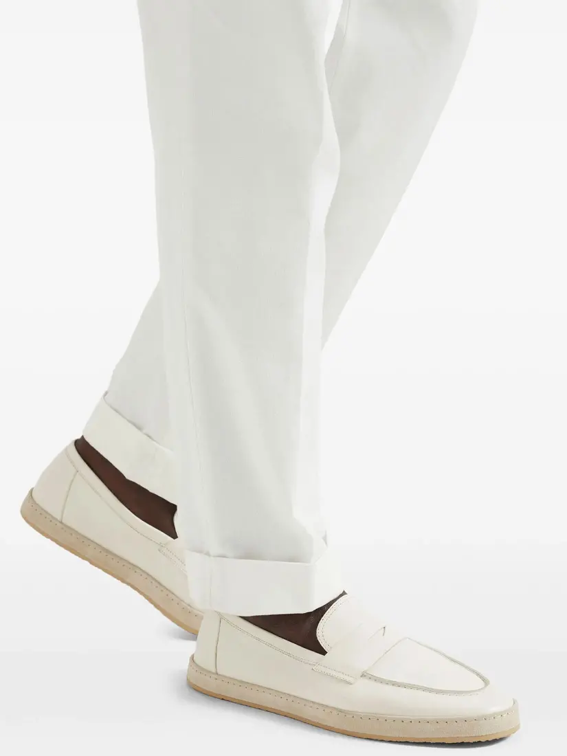 Këpucë Të Sheshta Brunello Cucinelli Leather Loafers