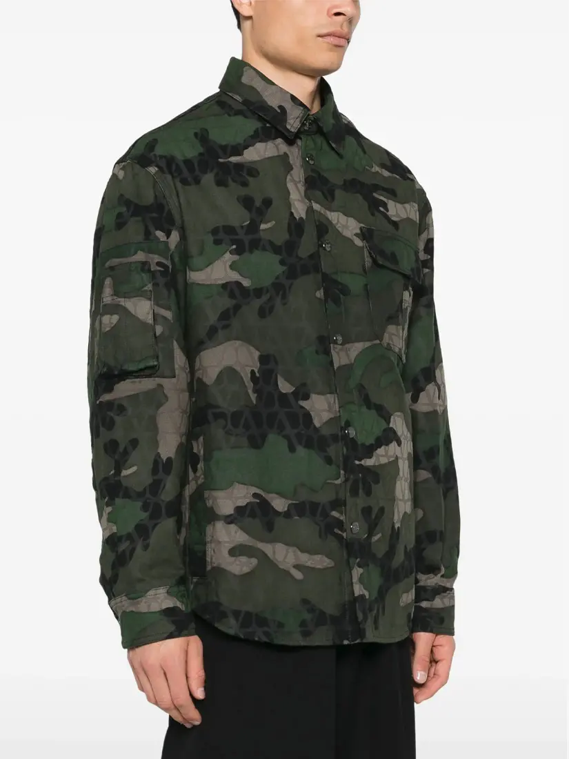 Xhaketë Valentino Camouflage Pattern