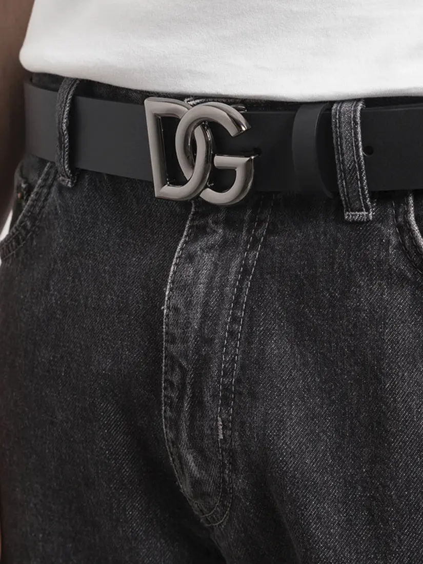 Rrip Lëkure Dolce & Gabbana With Metal DG Logo