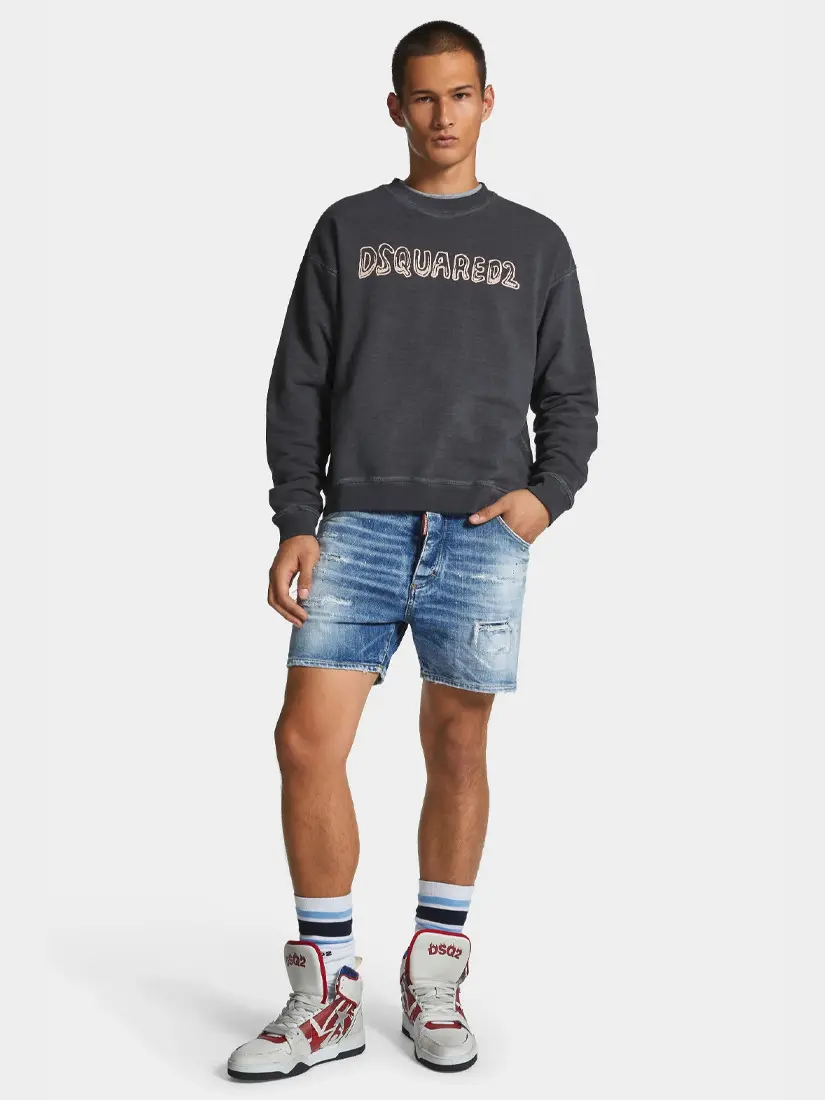 DSquared2 Light Scarface Wash Bro Short Jeans