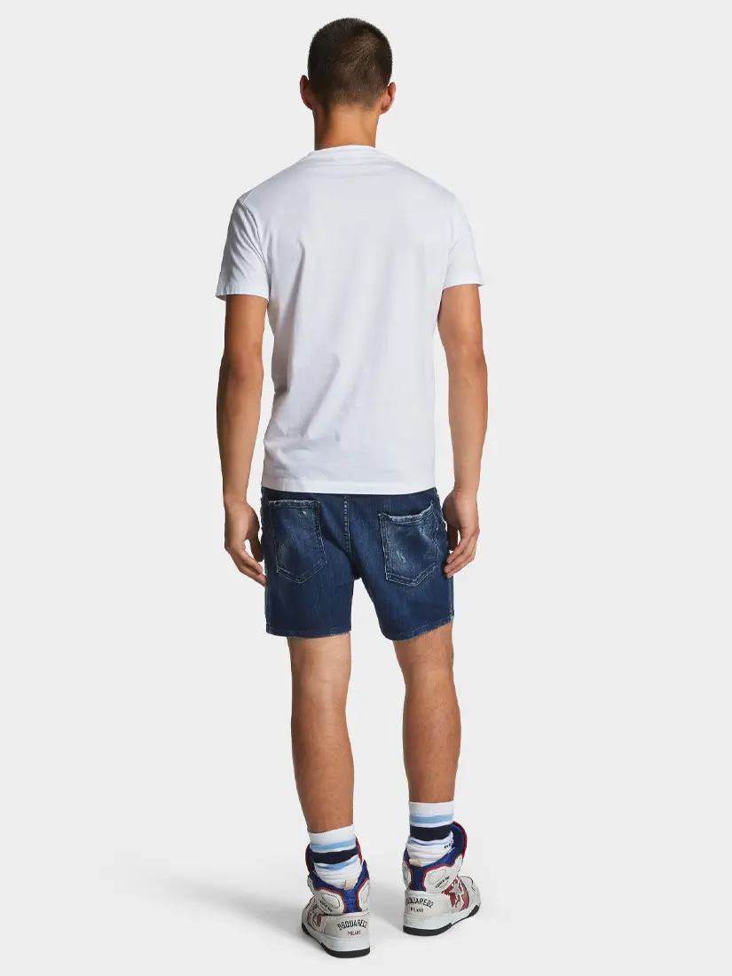 DSquared2 Dark Milky Way Wash Bro Short Jeans