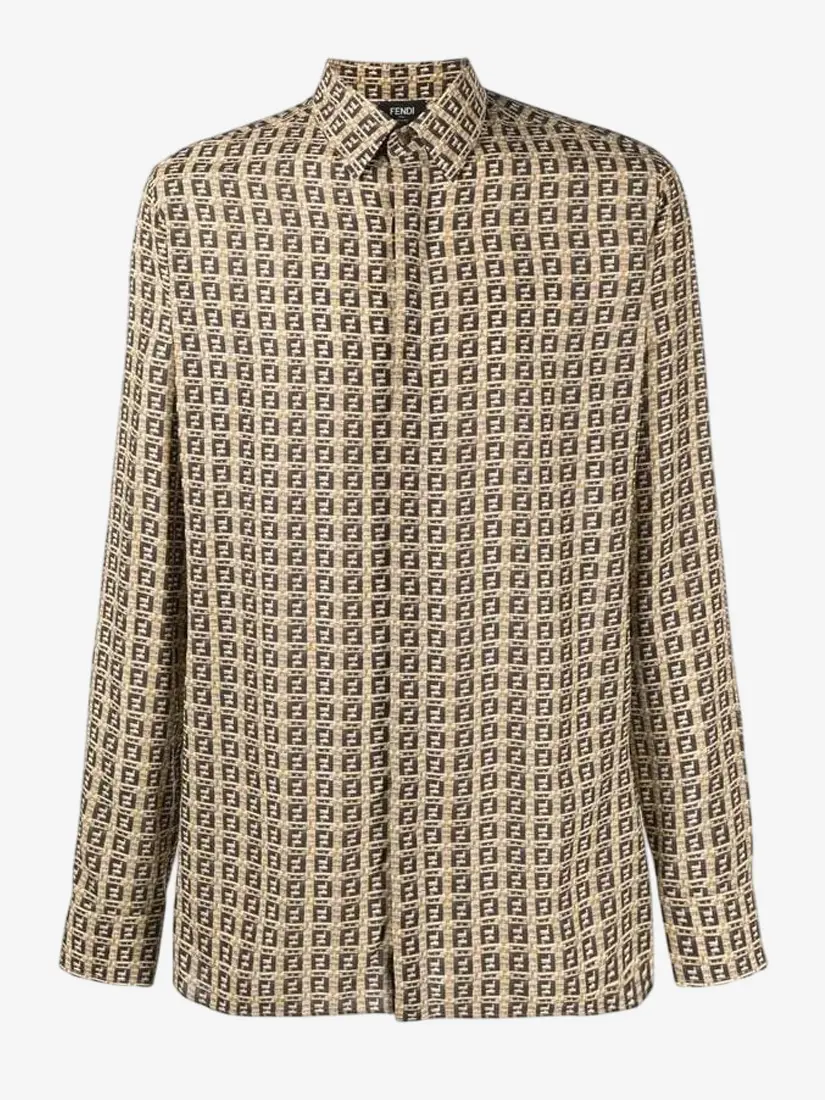 Këmishë Fendi Micro FF Pattern