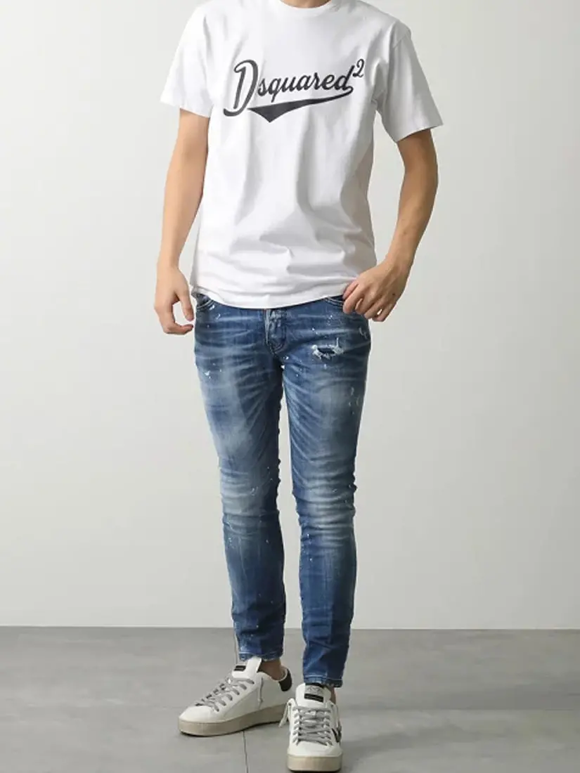 Xhinse Dsquared2 Distressed Skater Jeans