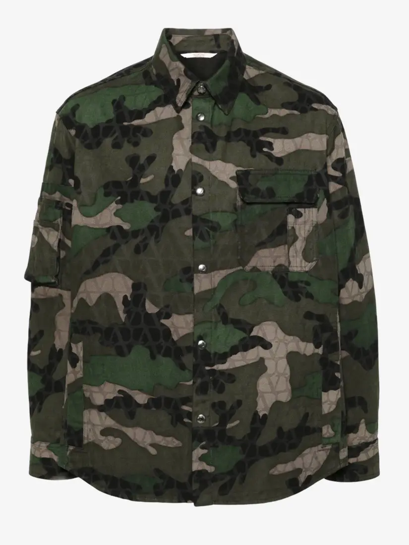 Xhaketë Valentino Camouflage Pattern