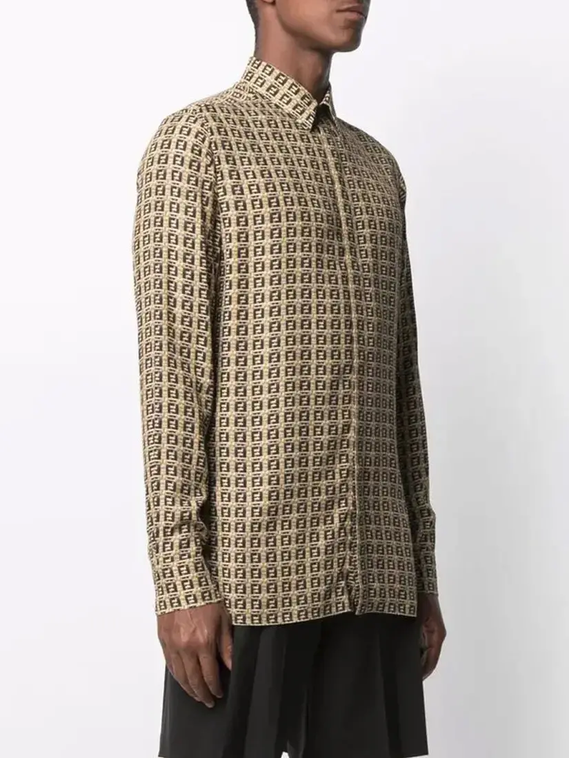 Fendi Micro FF Pattern Shirt