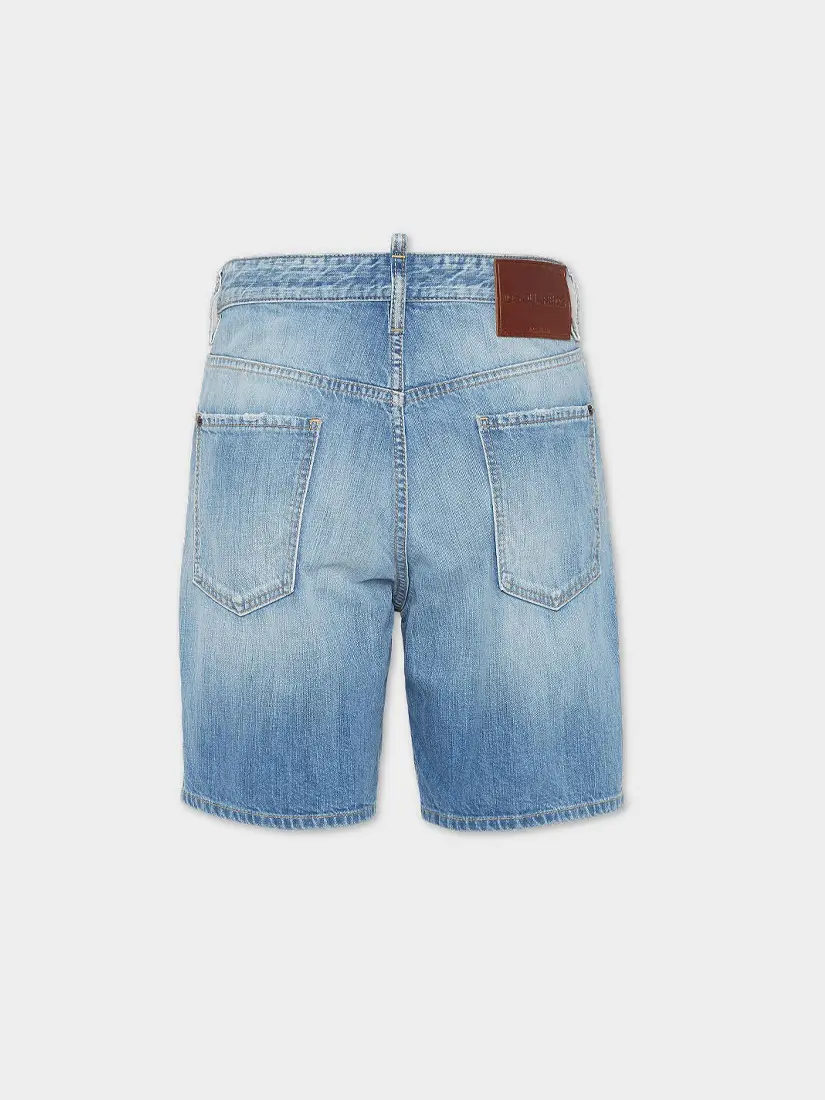 DSquared2 Light Clean Wash Marine Short Jeans