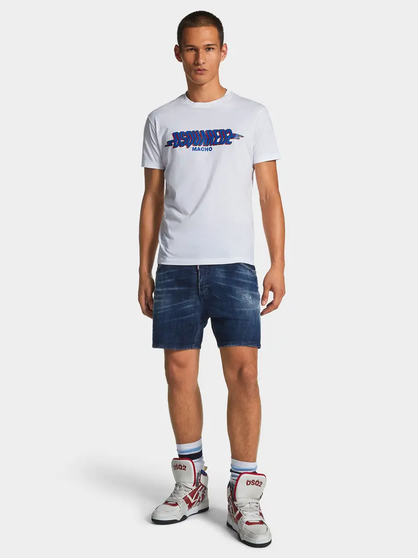 DSquared2 Dark Milky Way Wash Bro Short Jeans