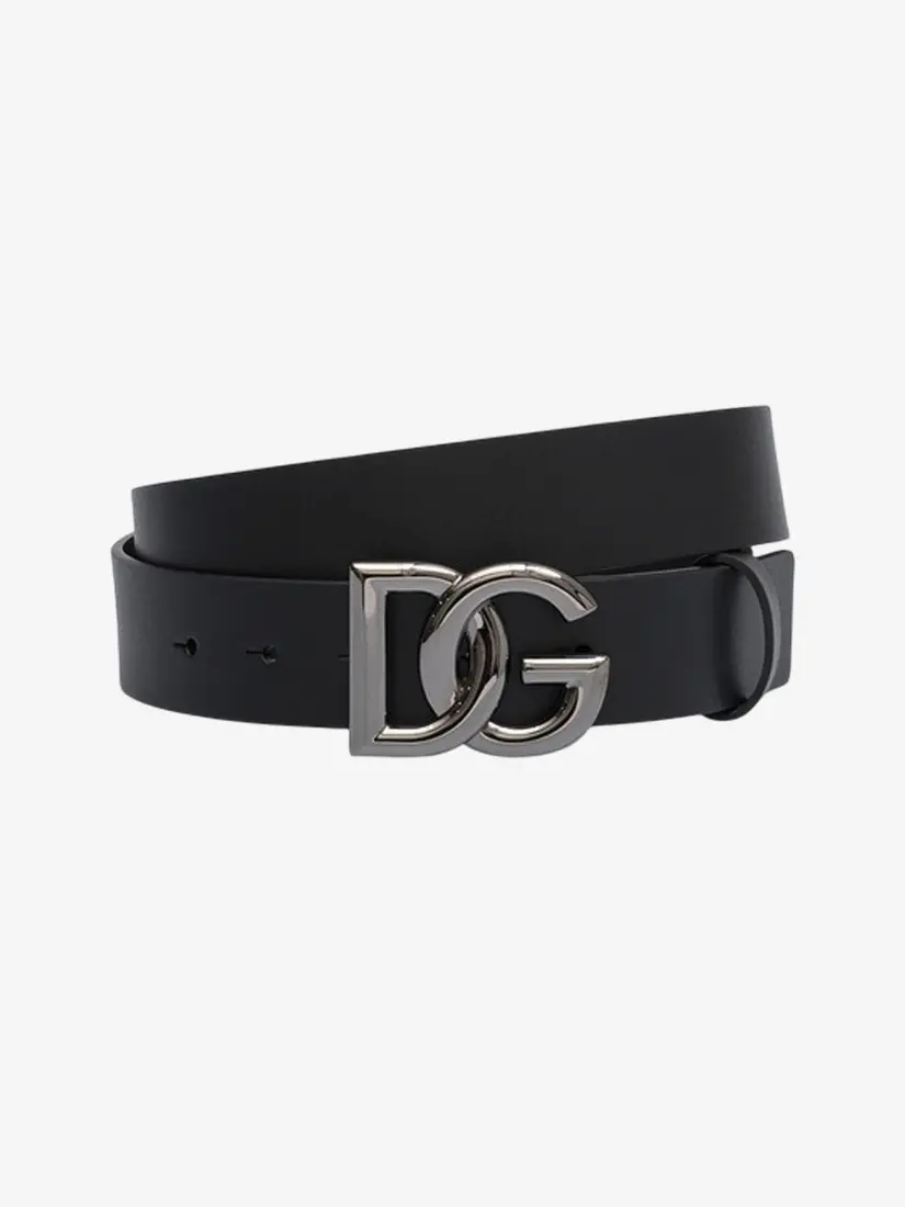 Rrip Lëkure Dolce & Gabbana With Metal DG Logo