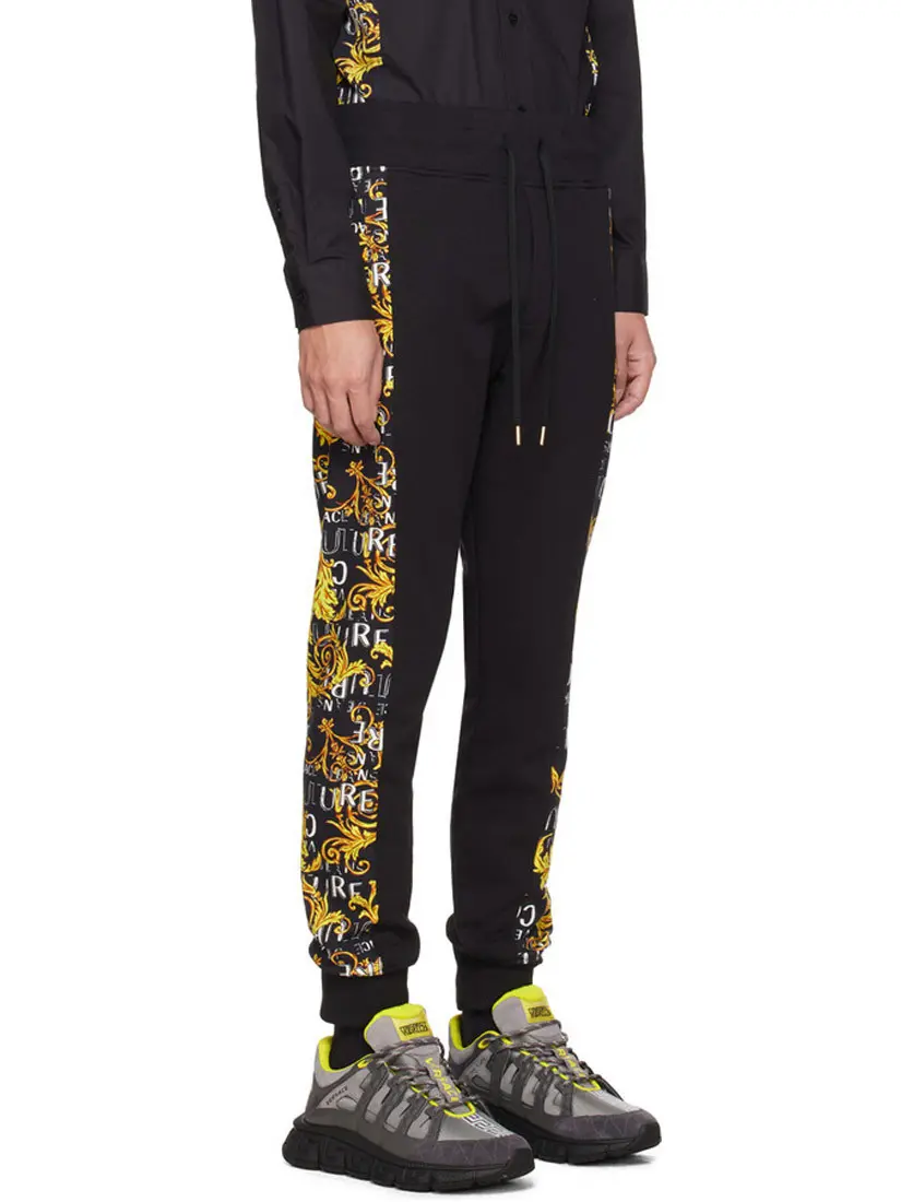 Tuta Versace Logo Baroque Gold