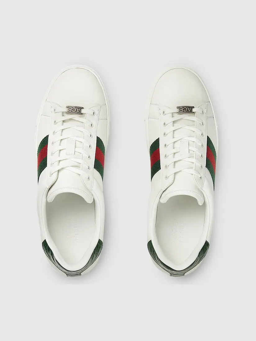 Atlete Gucci Ace Sneaker With Web