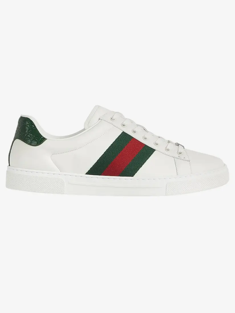 Atlete Gucci Ace Sneaker With Web