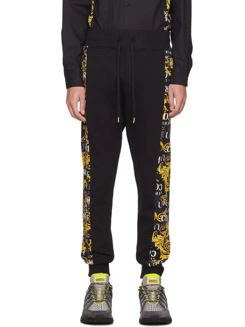 Tuta Versace Logo Baroque Gold