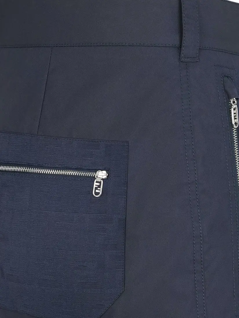 Pantallona Fendi Blue Technical