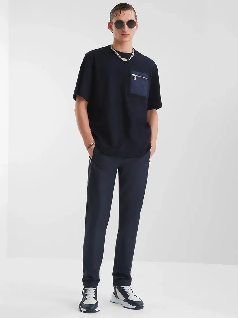 Pantallona Fendi Blue Technical