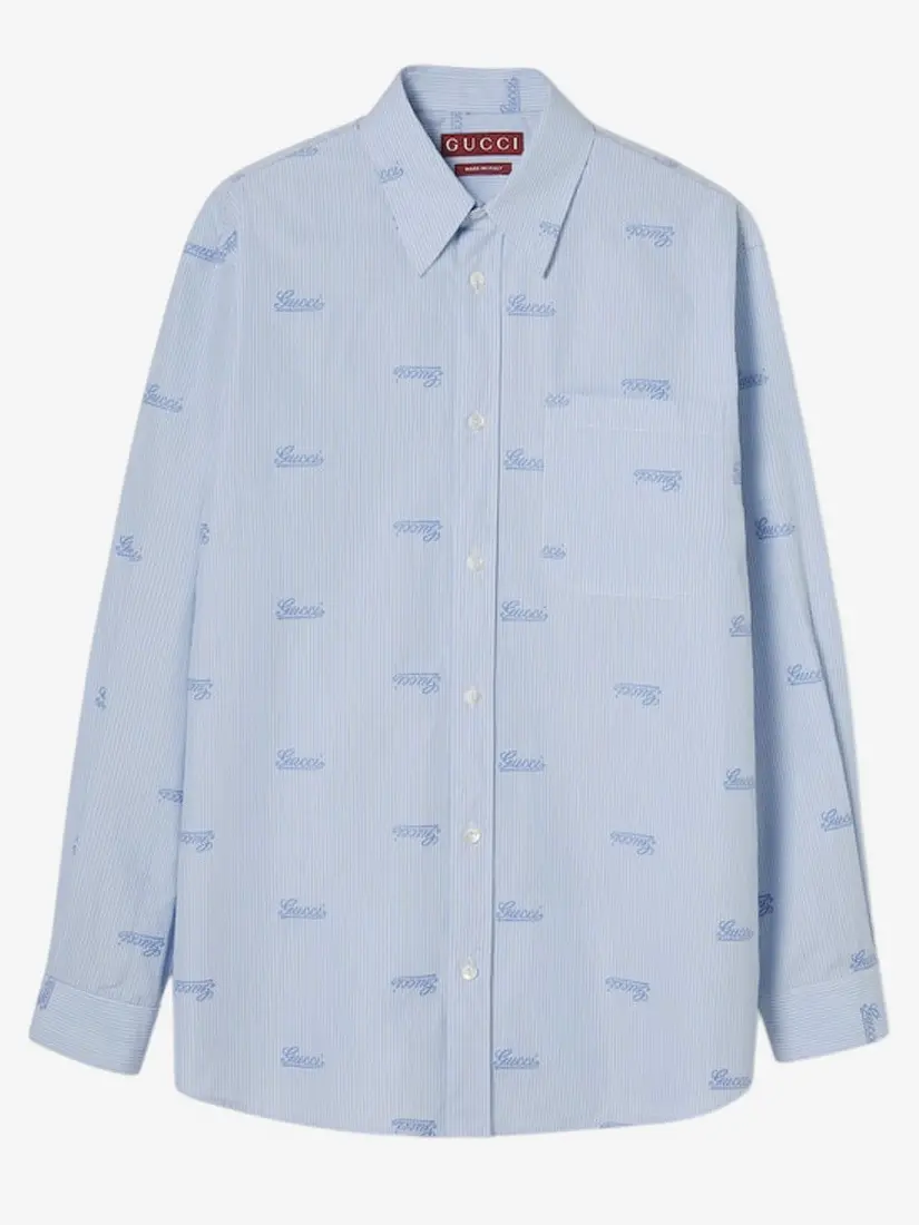 Këmishë Gucci Embroidered Striped