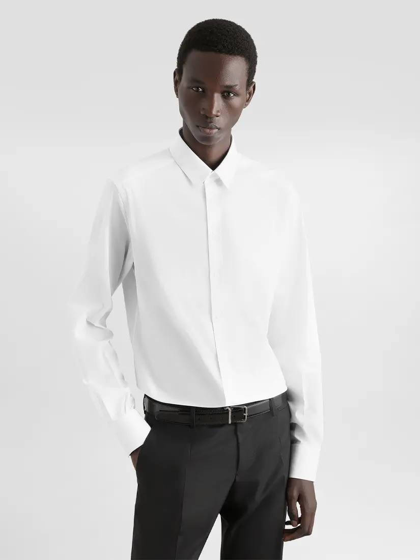 Këmishë Dolce & Gabbana Stretch Poplin Gold-Fit