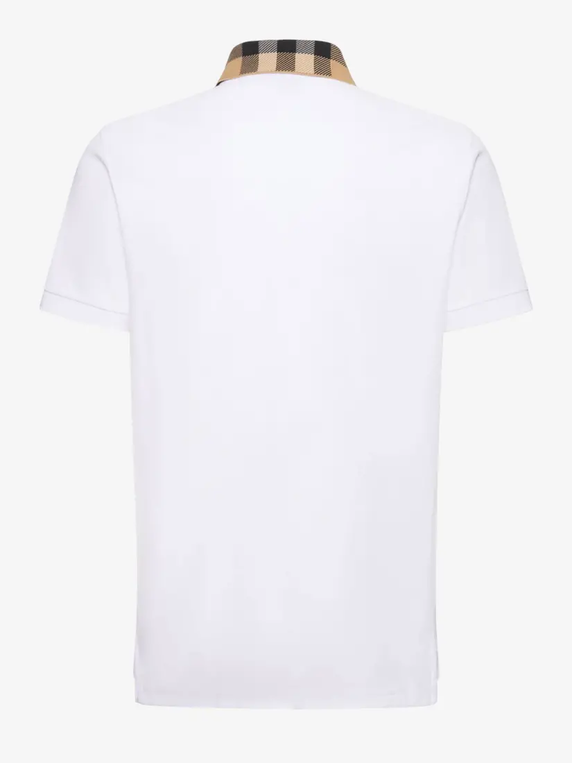 Burberry Check Collar Polo Shirt