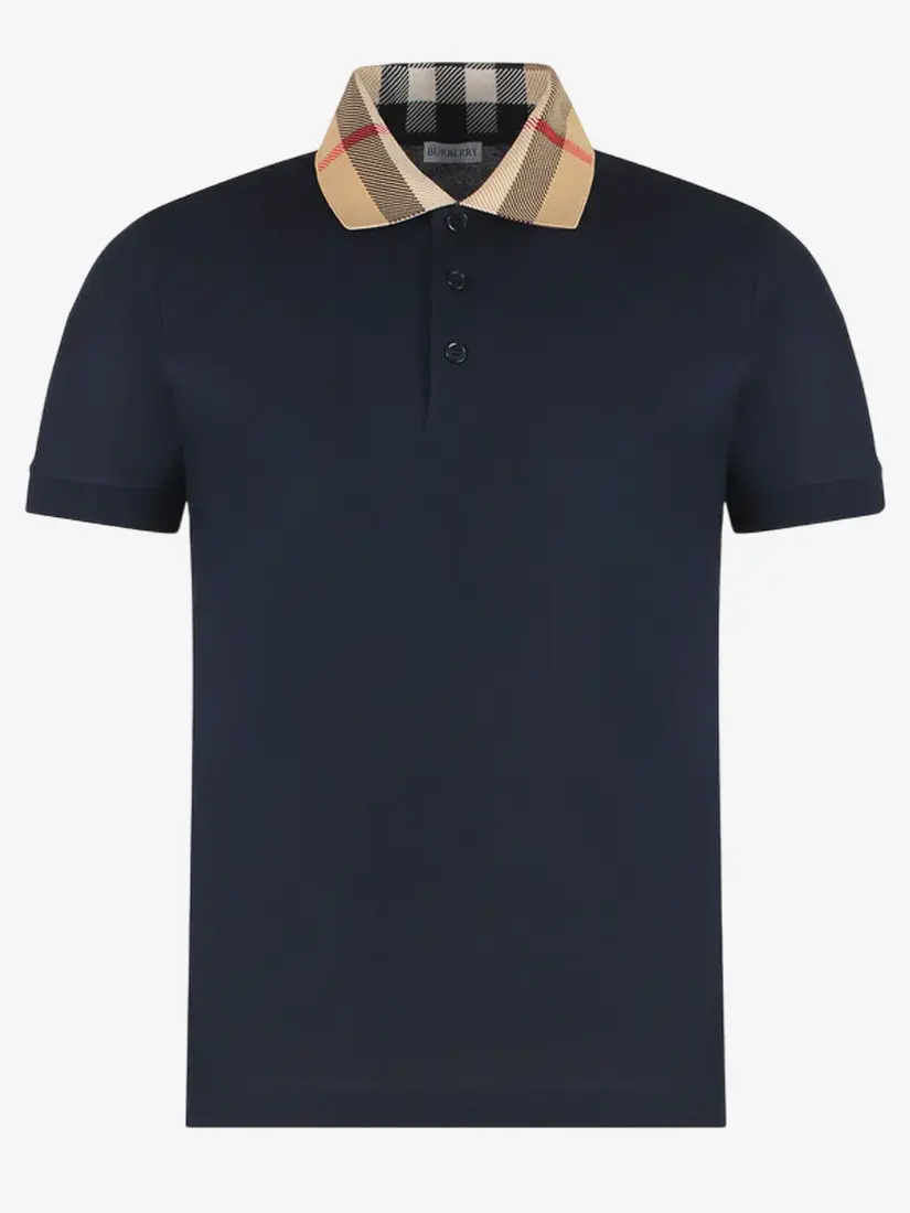 Bluzë Polo Burberry Check Collar