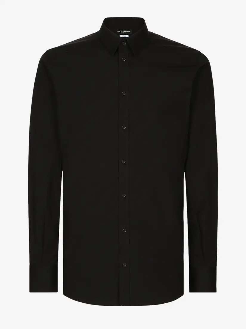 Këmishë Dolce & Gabbana Stretch Poplin Gold-Fit
