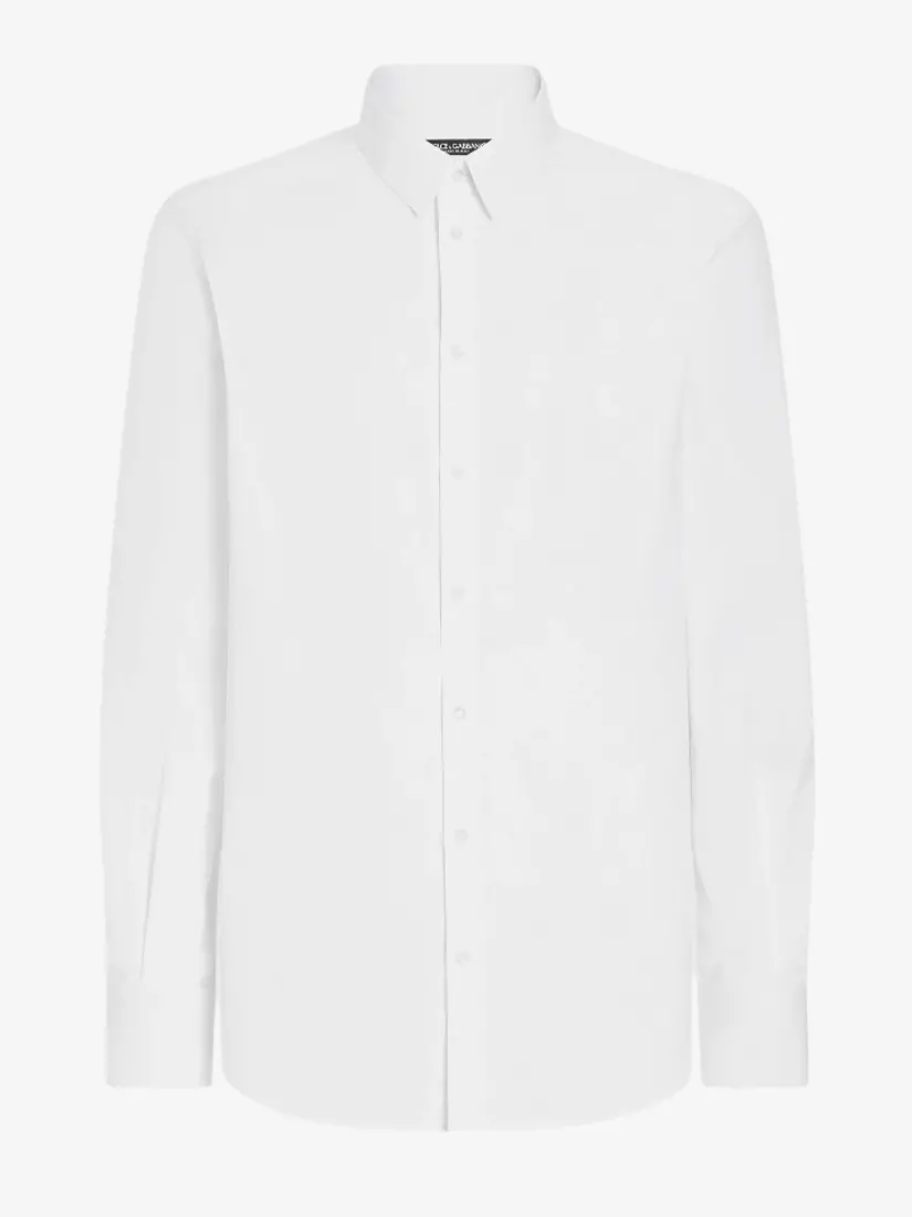 Këmishë Dolce & Gabbana Stretch Poplin Gold-Fit