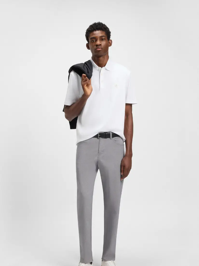 Bluzë Polo Hugo Boss Double Monogram