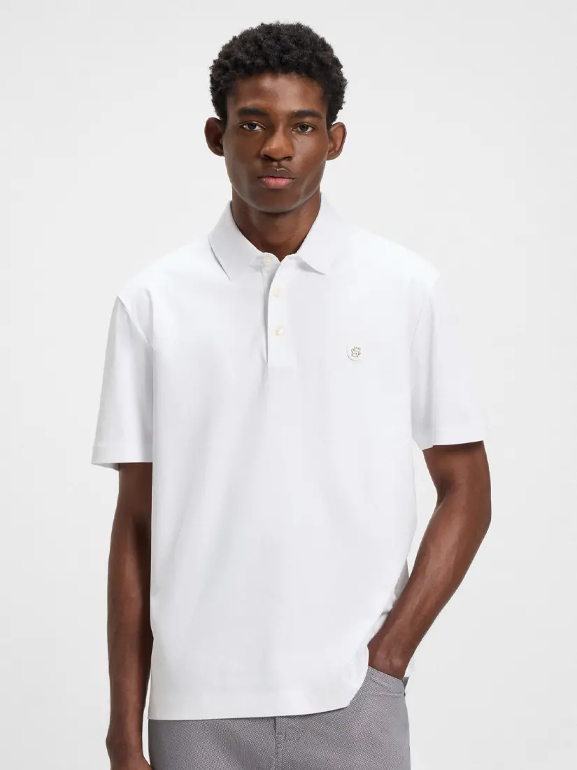 Bluzë Polo Hugo Boss Double Monogram