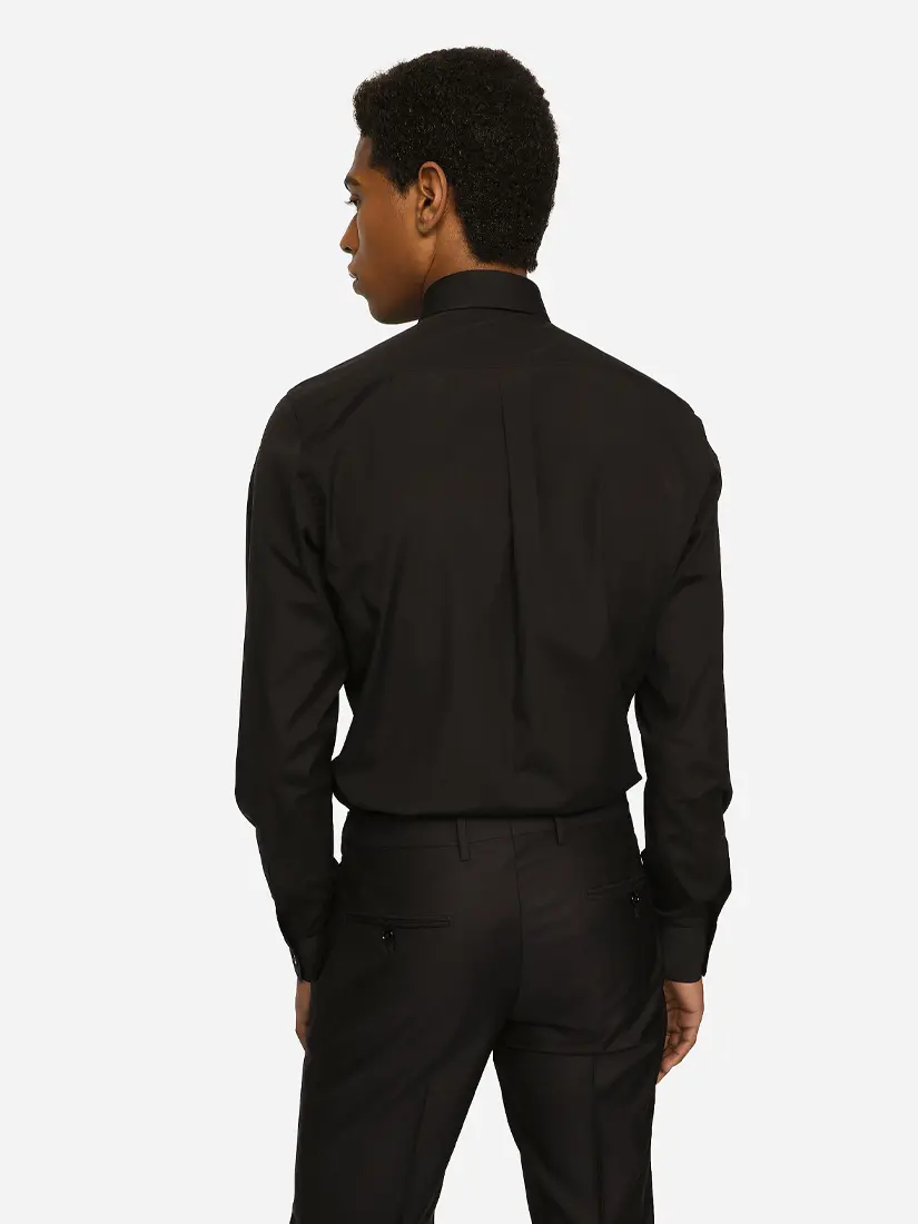 Këmishë Dolce & Gabbana Stretch Poplin Gold-Fit