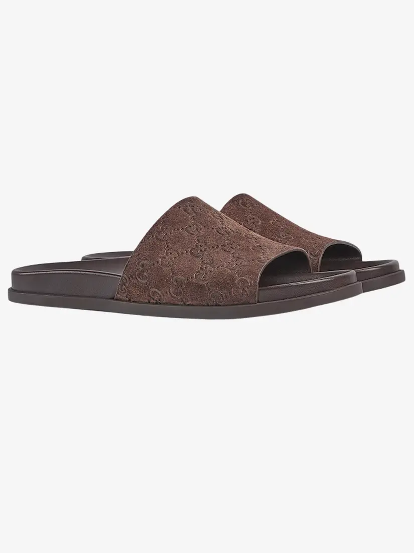 Shapka Gucci GG Suede