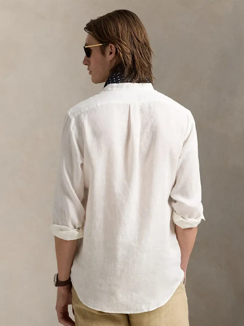 Këmishë Ralph Lauren Embroidered Logo Linen