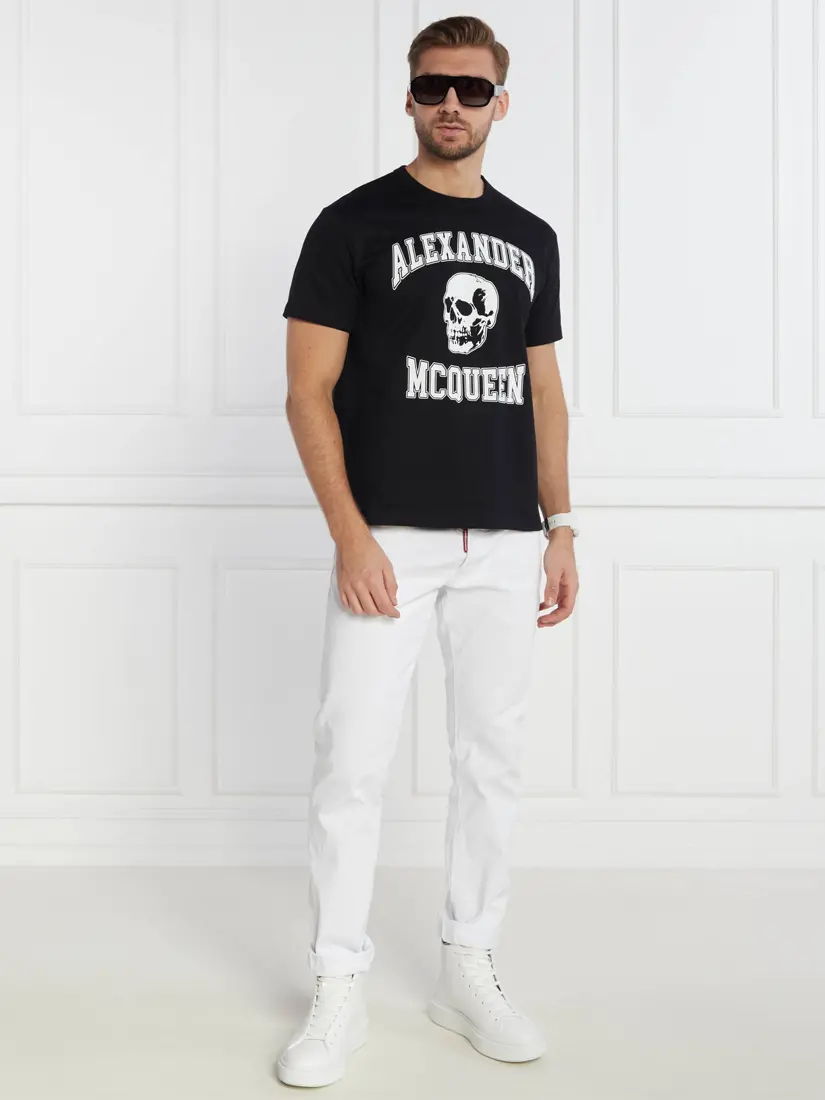 Bluzë Alexander Mcqueen Logo Printed