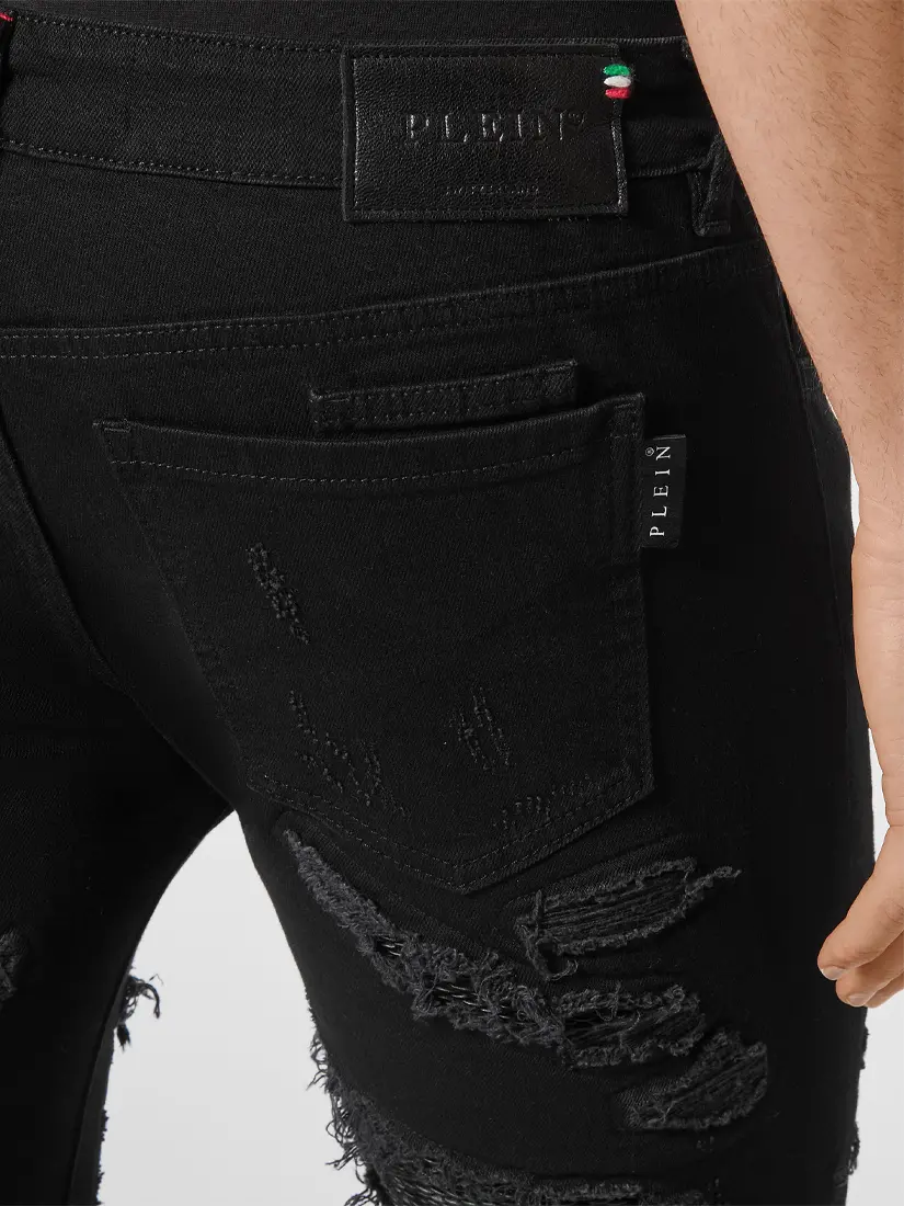 Xhinse Philipp Plein Skinny Fit Destroyed