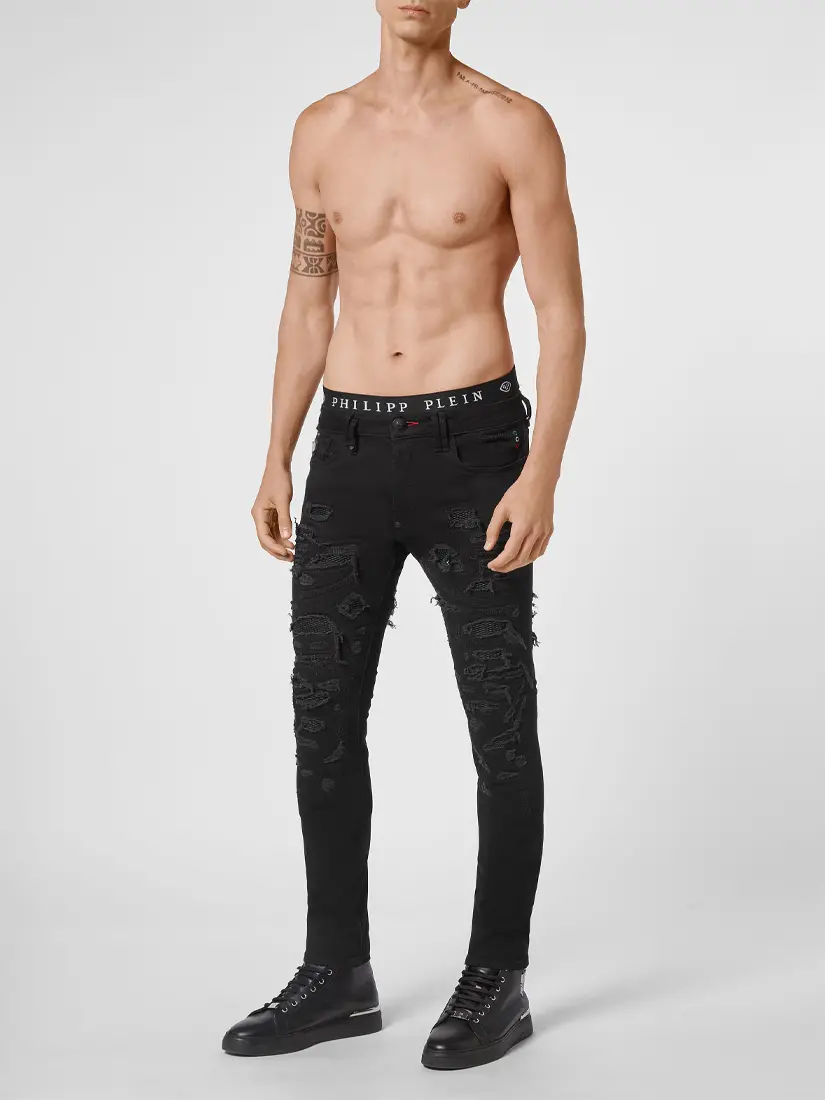 Xhinse Philipp Plein Skinny Fit Destroyed