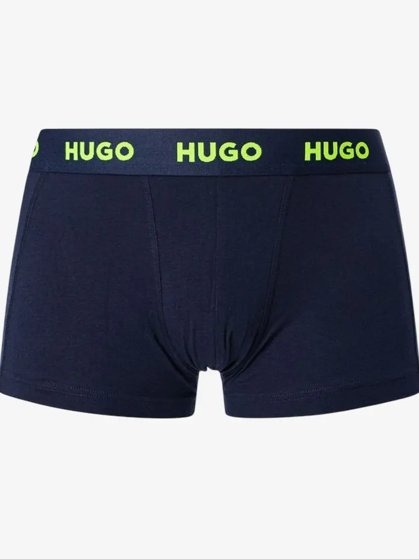 Bokse Hugo Boss Logo Waistband Trunks (3 palë)