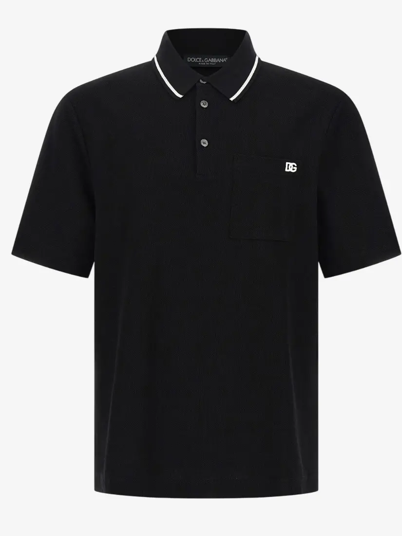 Bluzë Polo Dolce & Gabbana Jacquard DG