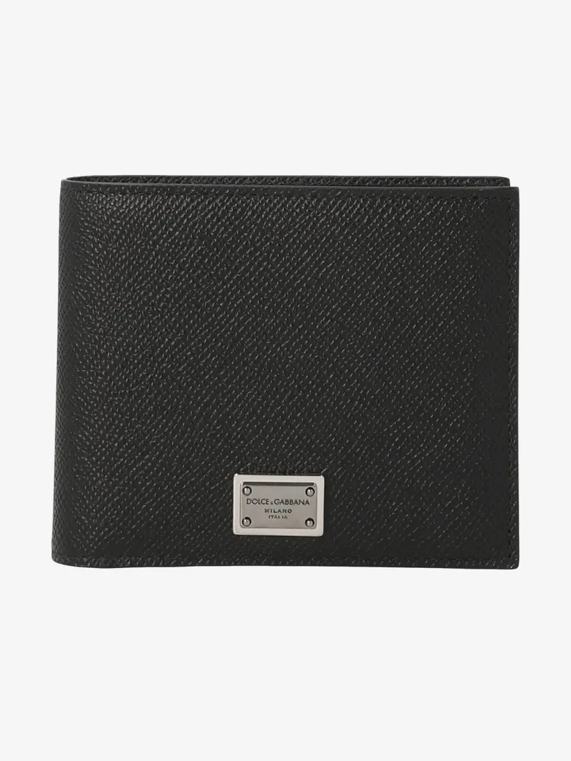 Portofol Dolce & Gabbana Logo Plaque Bi-Fold