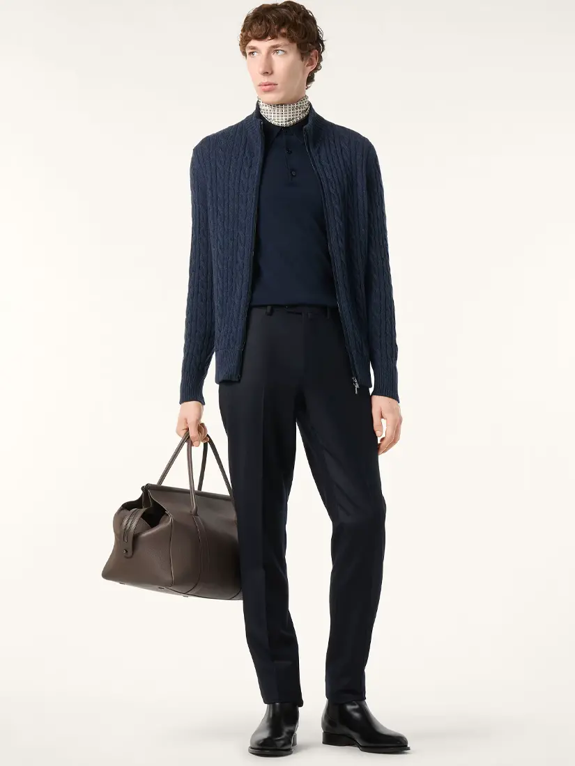 Pantallona Loro Piana Carlo Lana Vergine Cashmere