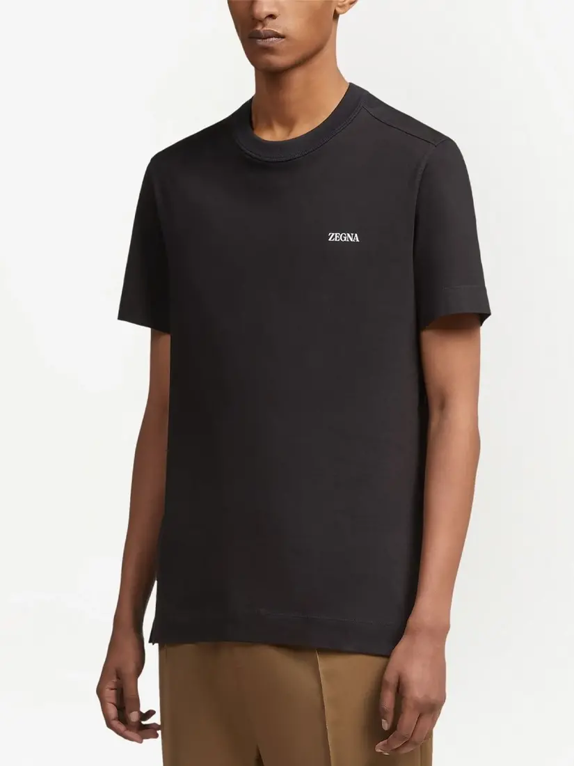 Bluzë Zegna Logo Print
